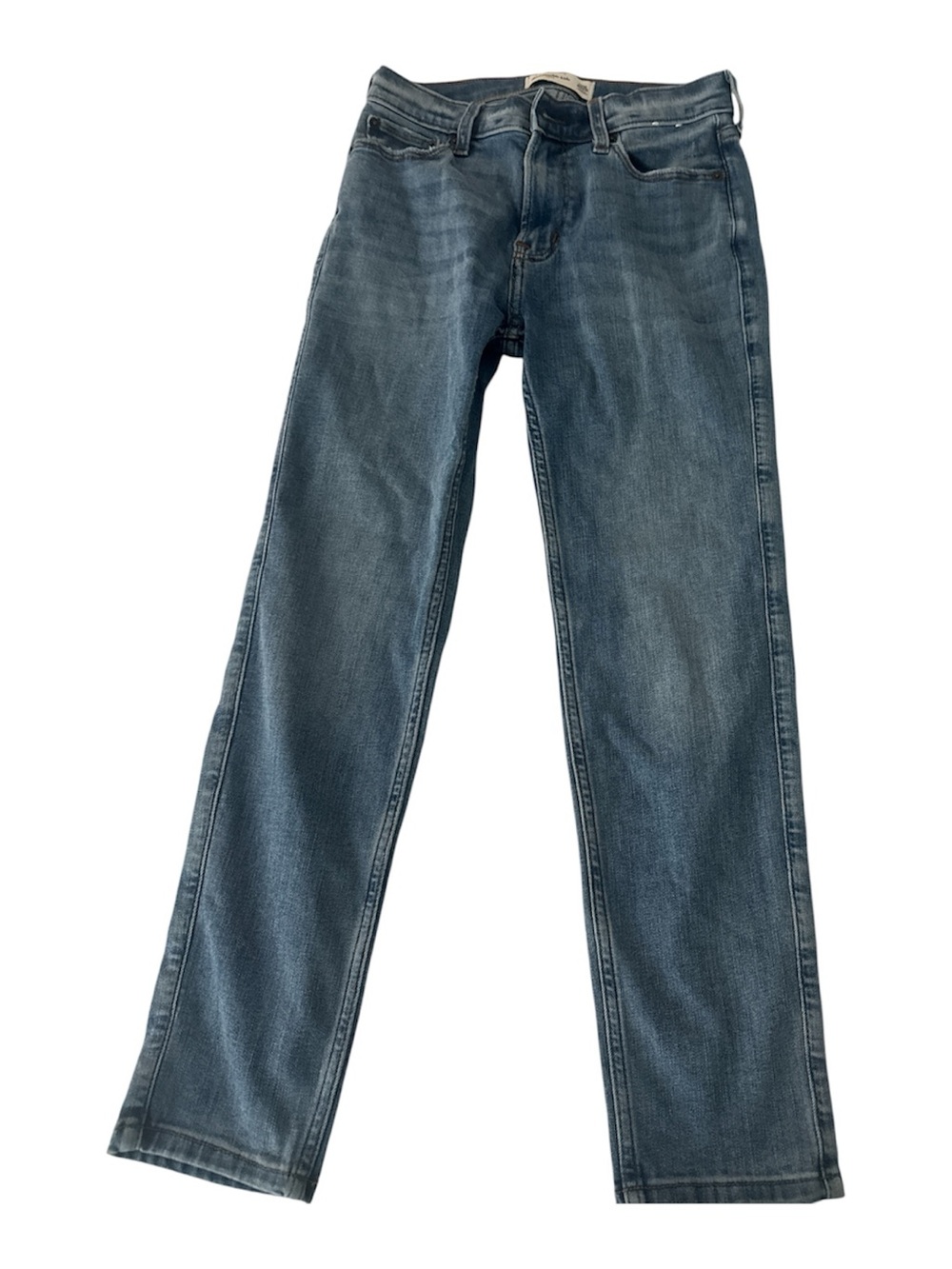 abercrombie kids Men's Straight Jeans in Washed Blue